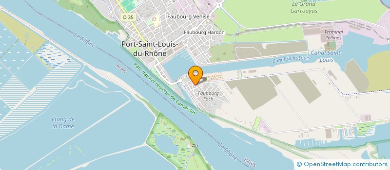 localisation de l'entreprise MADAME MARIE DELATTRE à PORT-SAINT-LOUIS-DU-RHONE