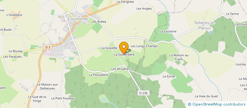 localisation de l'entreprise MADAME MARIE DELAUNAY à COURTOMER