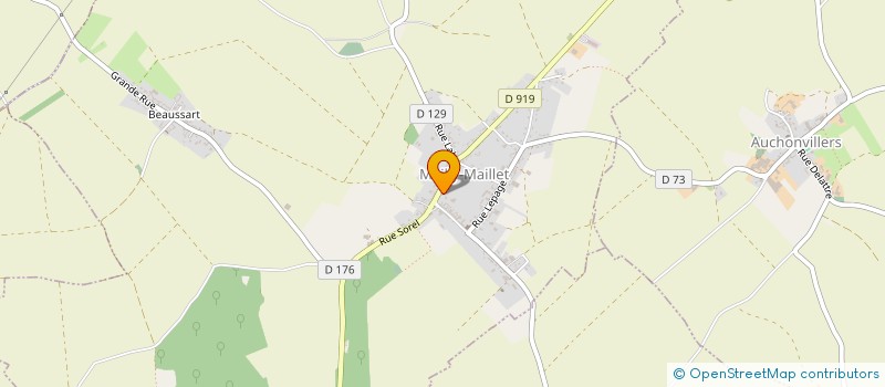 localisation de l'entreprise MADAME MARIE DELCOUR  MAILLY-MAILLET