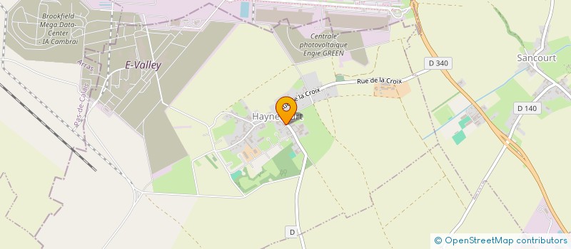 localisation de l'entreprise MADAME MARIE DELCROIX  HAYNECOURT