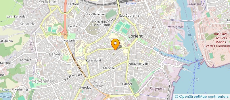 localisation de l'entreprise MADAME MARIE DELEAU  LORIENT