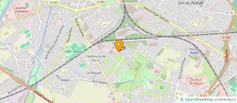 localisation de l'entreprise MADAME MARIE DELECOURT  SIN-LE-NOBLE