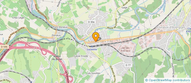 localisation de l'entreprise MADAME MARIE DELEENS  LOZANNE