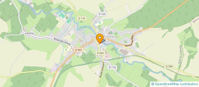 localisation de l'entreprise MADAME MARIE DELENCLOS  AUXI-LE-CHATEAU