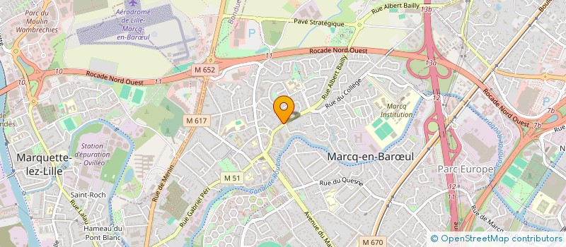 localisation de l'entreprise MADAME MARIE DELESCLUSE à MARCQ-EN-BARŒUL