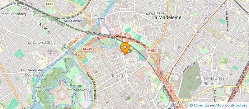localisation de l'entreprise MADAME MARIE DELEU à LILLE