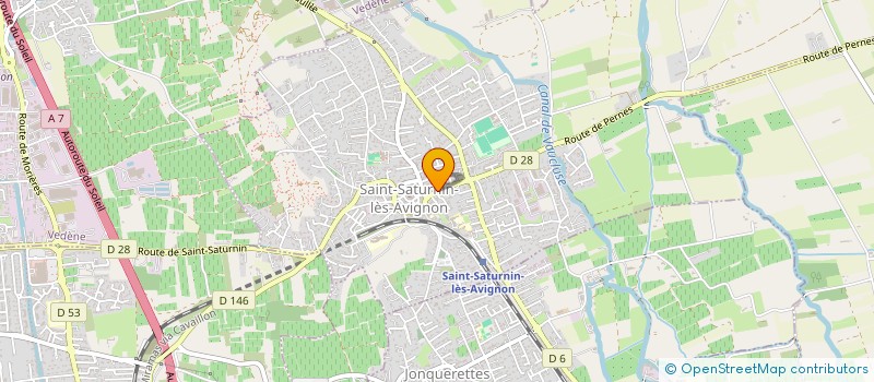 localisation de l'entreprise MADAME MARIE DELFAUD  SAINT-SATURNIN-LES-AVIGNON