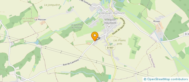localisation de l'entreprise MADAME MARIE DELHAYE à VILLEQUIER-AUMONT