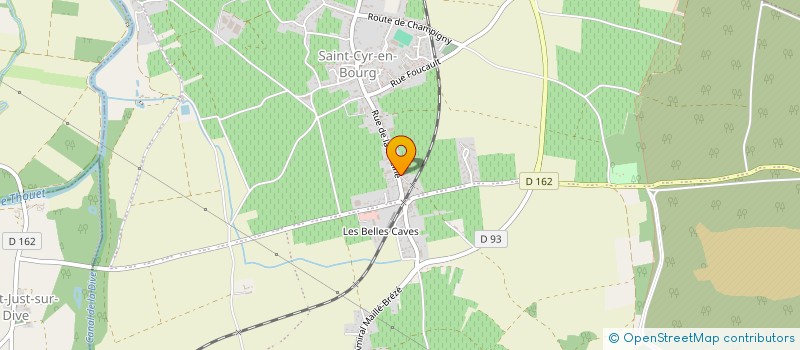 localisation de l'entreprise MADAME MARIE DELHOMME  BELLEVIGNE-LES-CHATEAUX