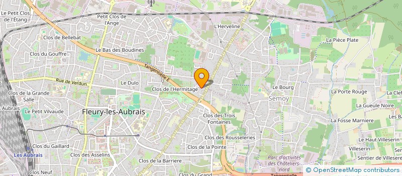 localisation de l'entreprise MADAME MARIE DELLIS à FLEURY-LES-AUBRAIS