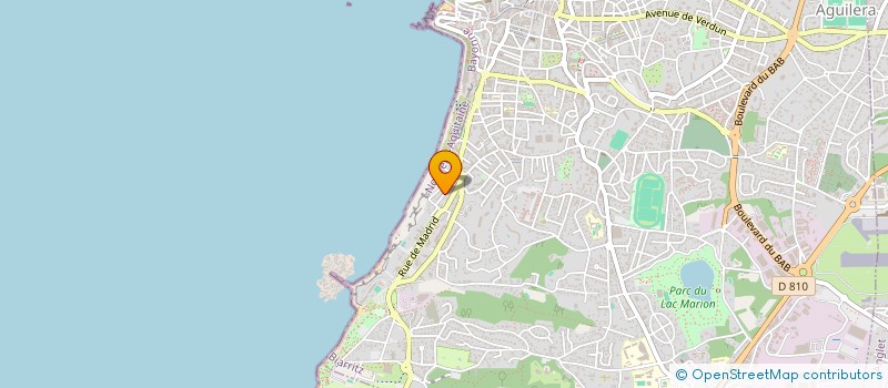 localisation de l'entreprise MADAME MARIE DELMACHE  BIARRITZ