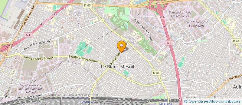 localisation de l'entreprise MADAME MARIE DELMOTTE à LE BLANC-MESNIL