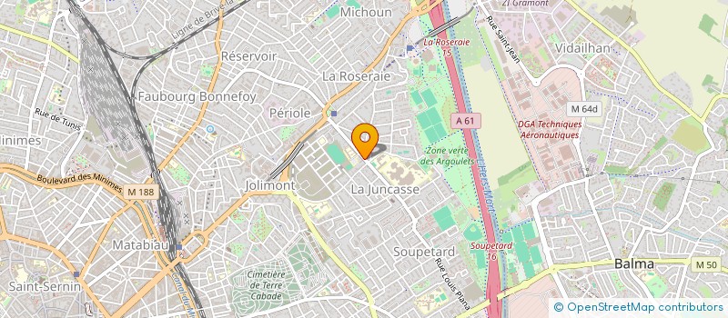 localisation de l'entreprise MADAME MARIE DELMUR à TOULOUSE