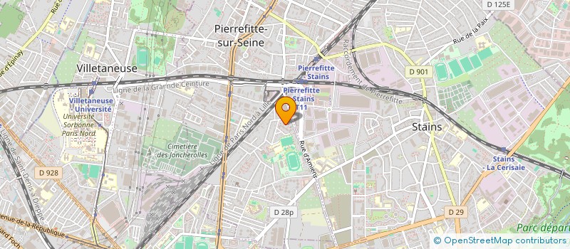 localisation de l'entreprise MADAME MARIE DELNA LOUISSAINT à PIERREFITTE-SUR-SEINE