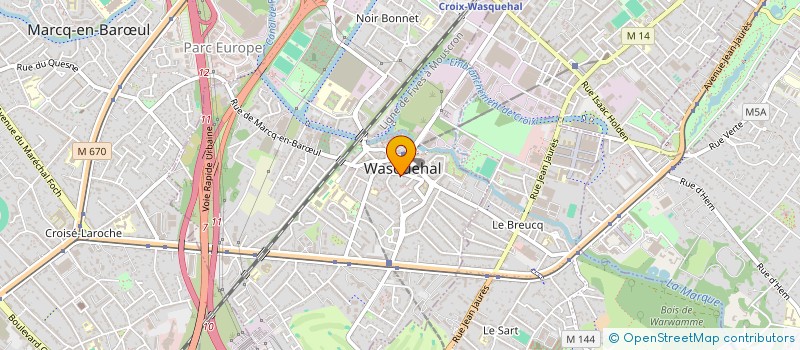 localisation de l'entreprise MADAME MARIE DELNATTE  WASQUEHAL