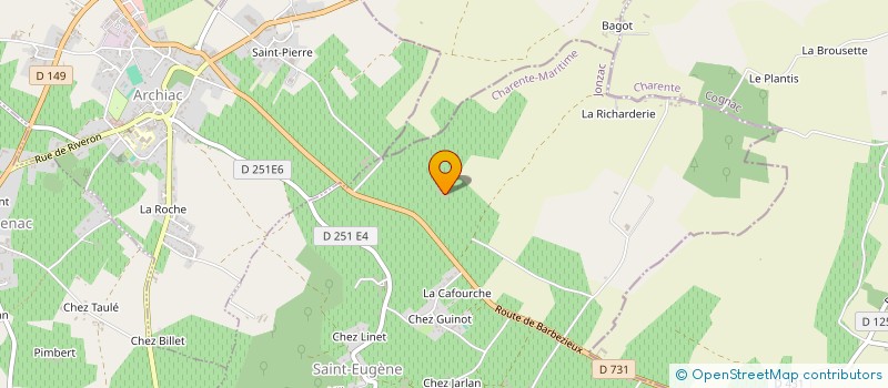 localisation de l'entreprise MADAME MARIE DELOGE  SAINT-EUGENE