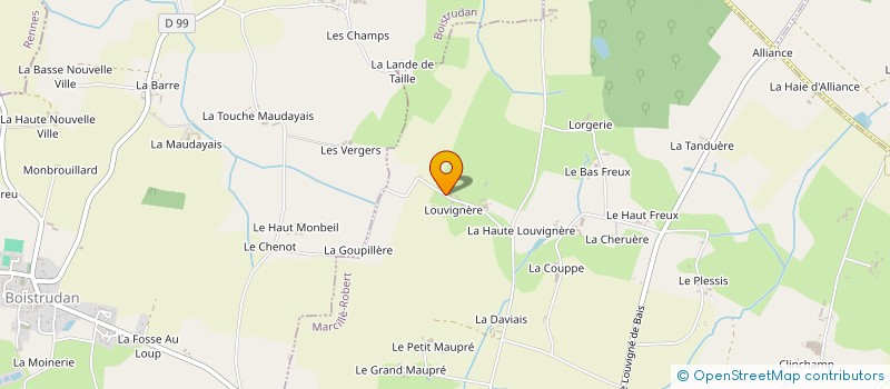 localisation de l'entreprise MADAME MARIE DELONGLEE à RETIERS