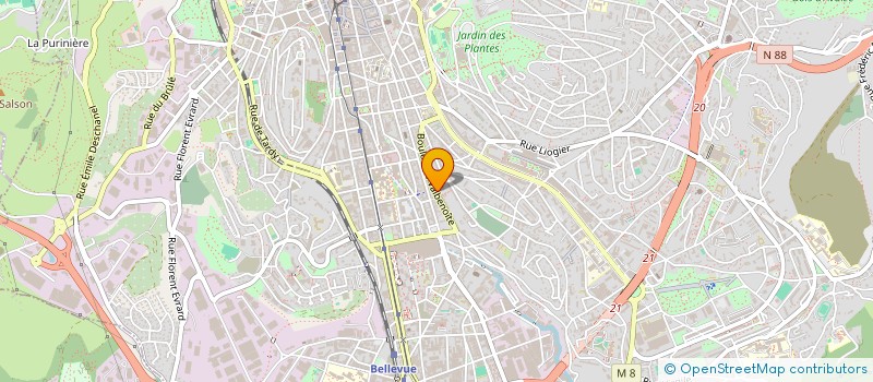 localisation de l'entreprise MADAME MARIE DELORME à SAINT-ETIENNE