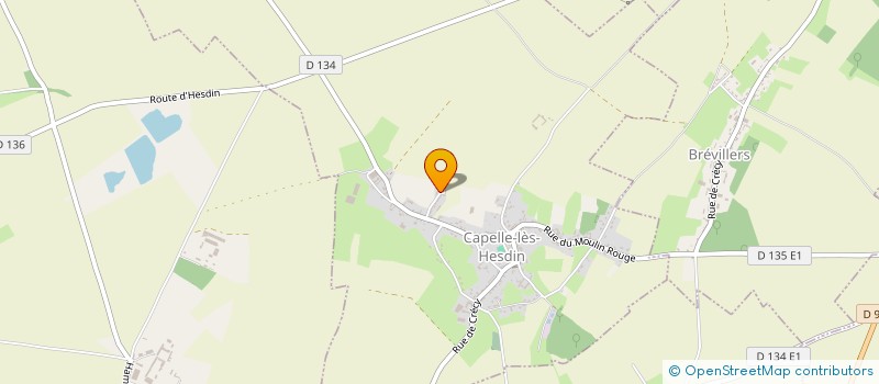 localisation de l'entreprise MADAME MARIE DELORY  CAPELLE-LES-HESDIN