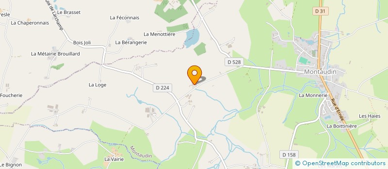 localisation de l'entreprise MADAME MARIE DELOUCHE à MONTAUDIN