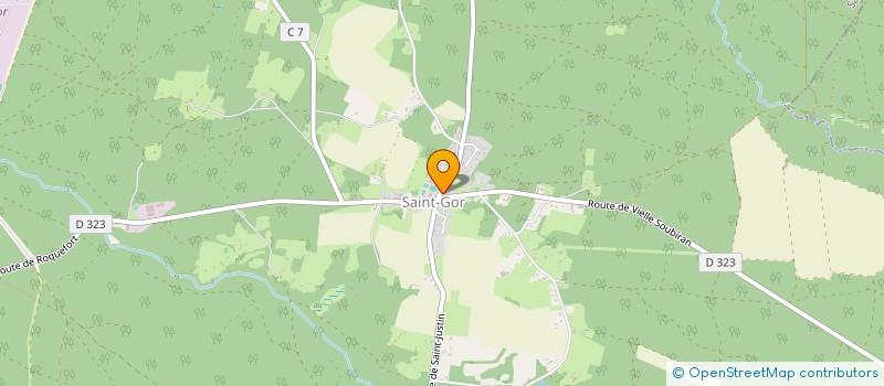 localisation de l'entreprise MADAME MARIE DELPEUT  SAINT-GOR