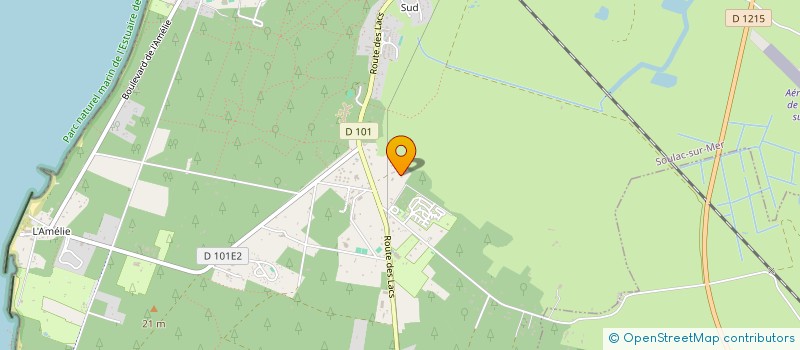 localisation de l'entreprise MADAME MARIE-DELPHINE ZANCHETTI  SOULAC-SUR-MER