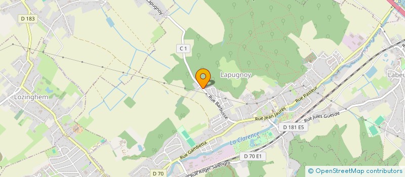 localisation de l'entreprise MADAME MARIE DELPIERRE  LAPUGNOY