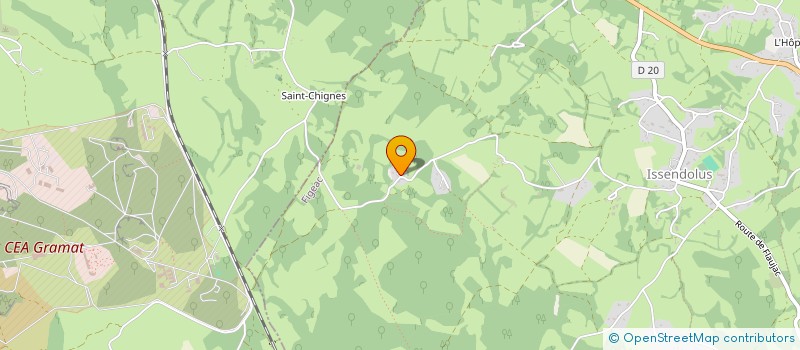 localisation de l'entreprise MADAME MARIE DELPON  ISSENDOLUS