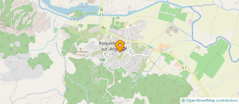 localisation de l'entreprise MADAME MARIE DELVIGNE à ROQUEBRUNE-SUR-ARGENS