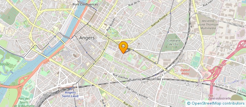 localisation de l'entreprise MADAME MARIE DEMESSE  LES PONTS-DE-CE