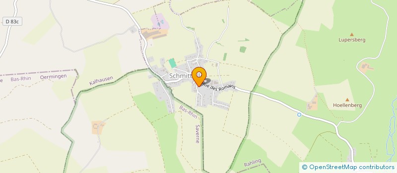 localisation de l'entreprise MADAME MARIE DEMMERLE  SCHMITTVILLER