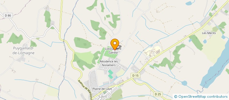 localisation de l'entreprise MADAME MARIE DEMMERY HENRIETTE  LAVIT