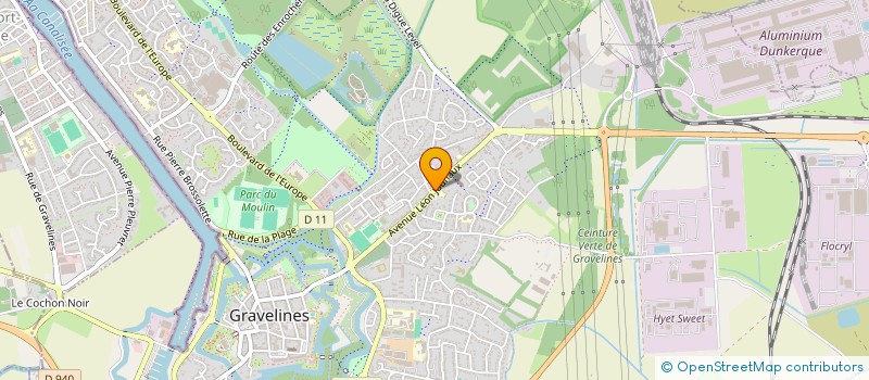 localisation de l'entreprise MADAME MARIE DEMOL  GRAVELINES