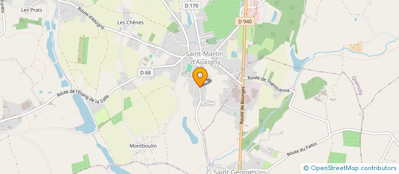 localisation de l'entreprise MADAME MARIE DEMOULE à SAINT MARTIN D'AUXIGNY