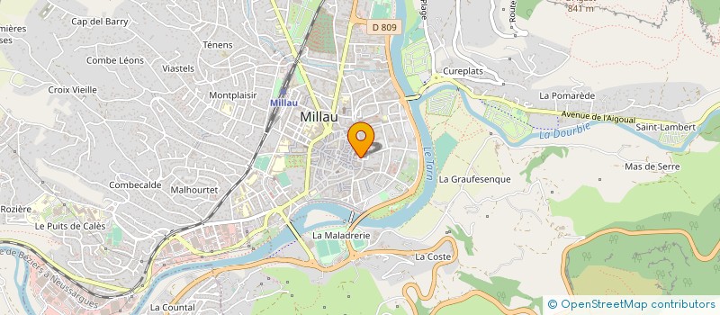 localisation de l'entreprise MADAME MARIE DEMY à MILLAU