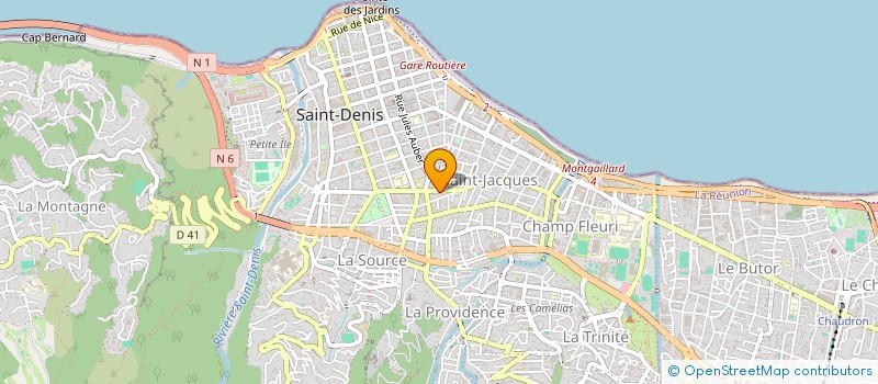 localisation de l'entreprise MADAME MARIE DENA  SAINT-DENIS