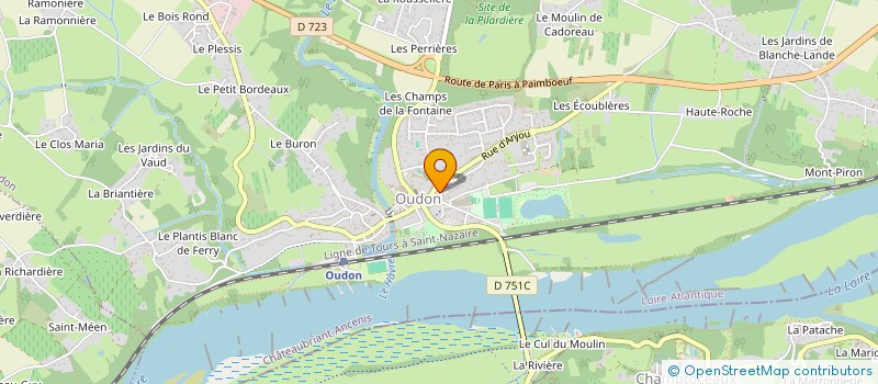 localisation de l'entreprise MADAME MARIE DENIAU  OUDON