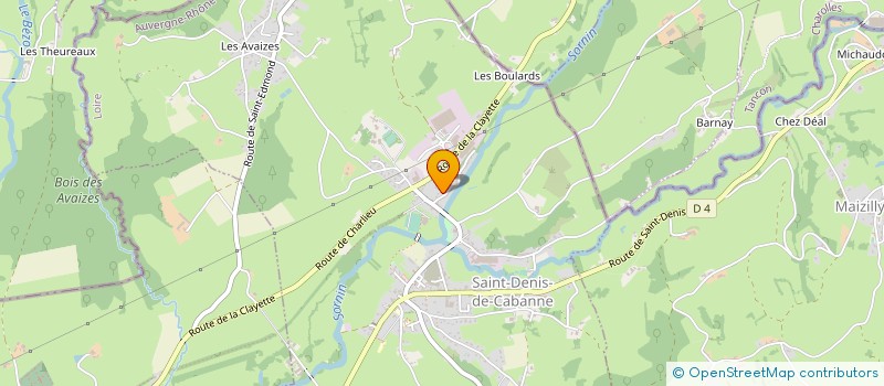 localisation de l'entreprise MADAME MARIE DENIS  SAINT-DENIS-DE-CABANNE