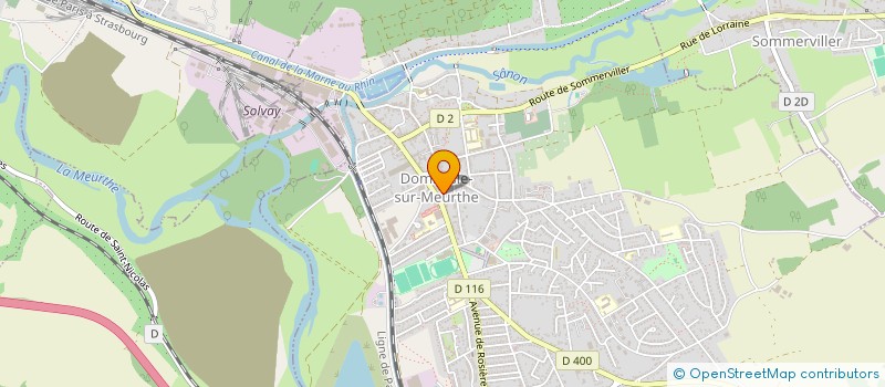 localisation de l'entreprise MADAME MARIE DENIS à DOMBASLE-SUR-MEURTHE