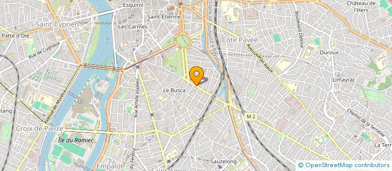 localisation de l'entreprise MADAME MARIE DENJEAN  TOULOUSE