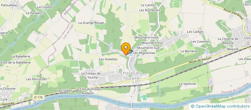 localisation de l'entreprise MADAME MARIE DENNEVERT  CHISSAY-EN-TOURAINE