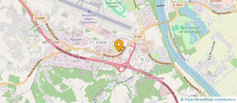 localisation de l'entreprise MADAME MARIE DEOTTI  LE PASSAGE