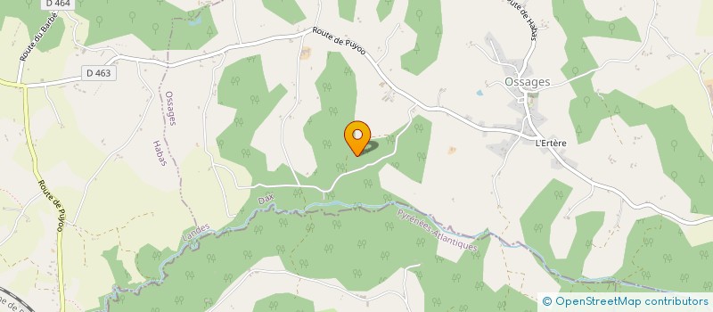 localisation de l'entreprise MADAME MARIE DEPAUX  OSSAGES