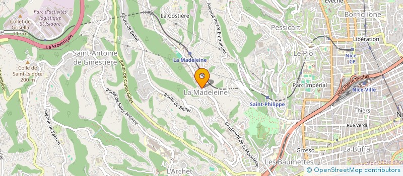 localisation de l'entreprise MADAME MARIE DEPETRINI à NICE
