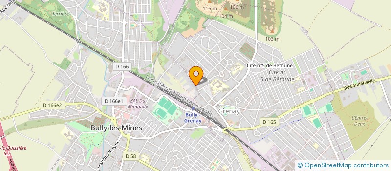 localisation de l'entreprise MADAME MARIE DEPLANQUE  GRENAY