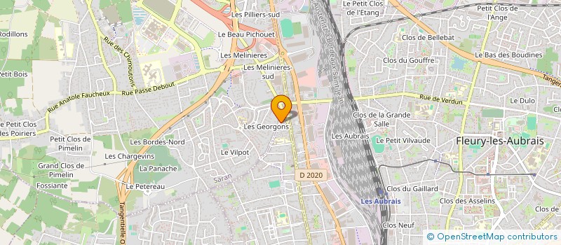 localisation de l'entreprise MADAME MARIE DEQUENNE à ORLEANS
