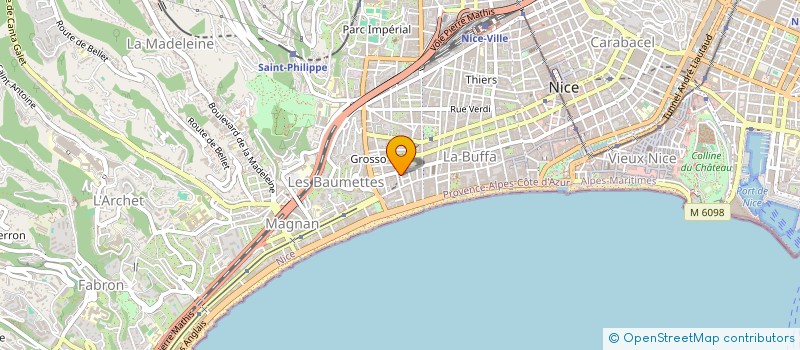 localisation de l'entreprise MADAME MARIE DEQUIRET à NICE