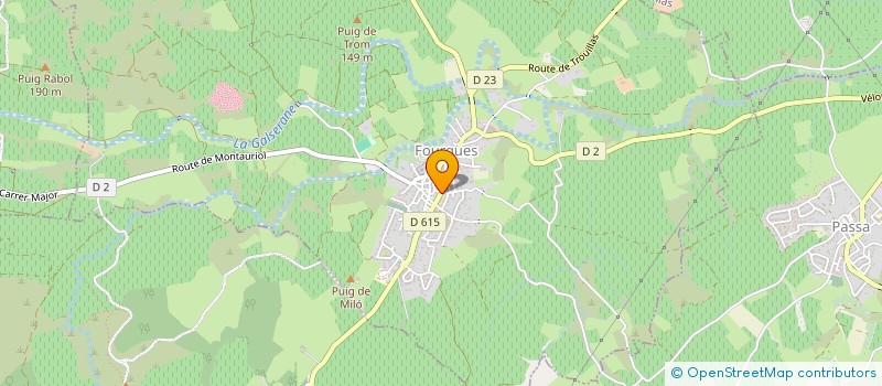 localisation de l'entreprise MADAME MARIE DERAEDT  FOURQUES