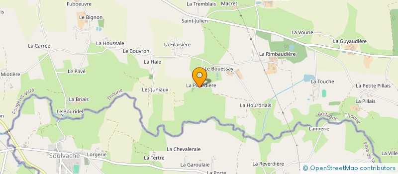 localisation de l'entreprise MADAME MARIE DERRIEN à THOURIE