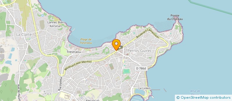 localisation de l'entreprise MADAME MARIE DERRIEN  PERROS-GUIREC